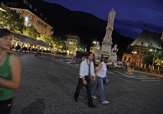 Der Waltherplatz in Bozen